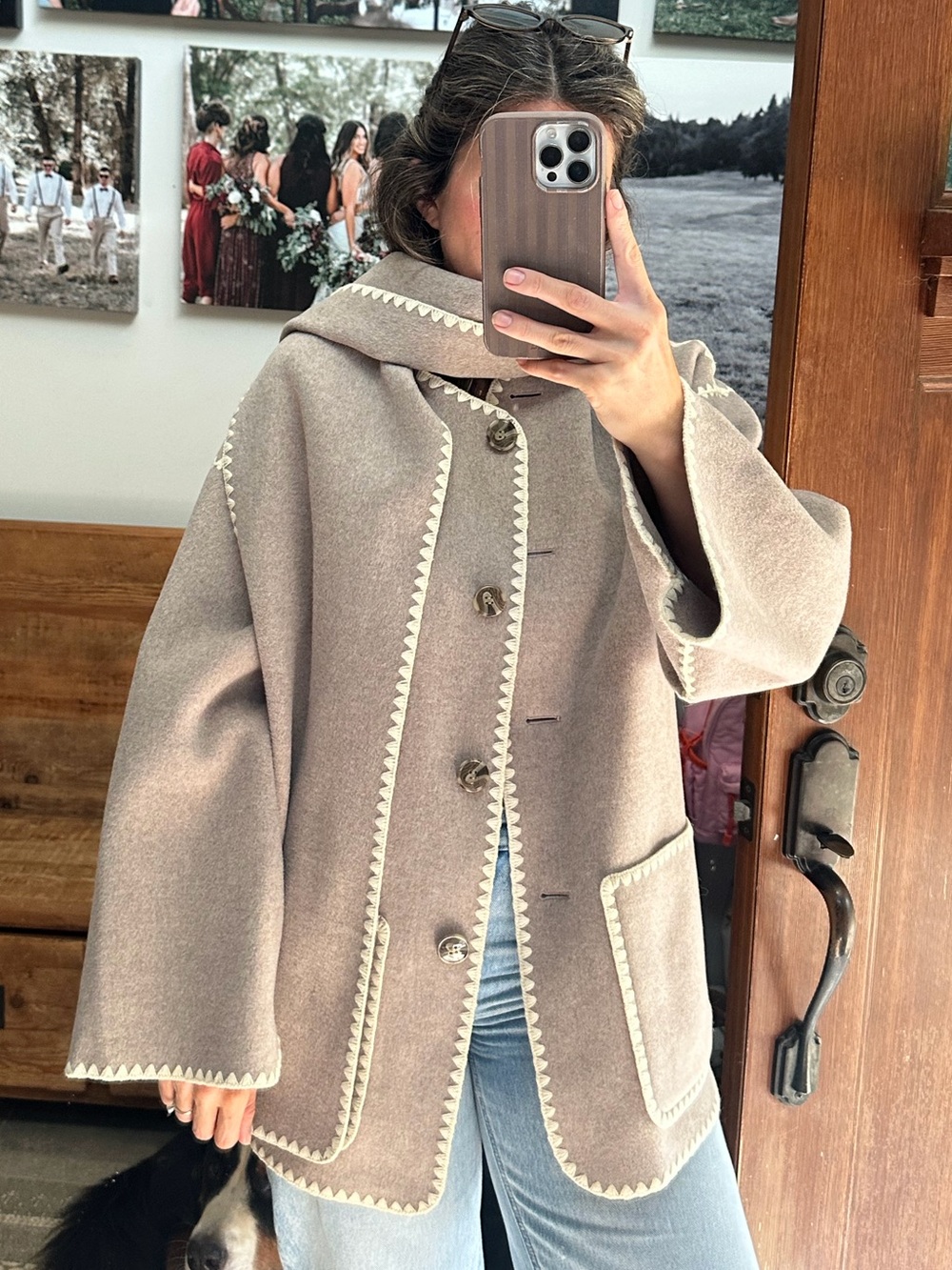 Quince Wool Coat, size small